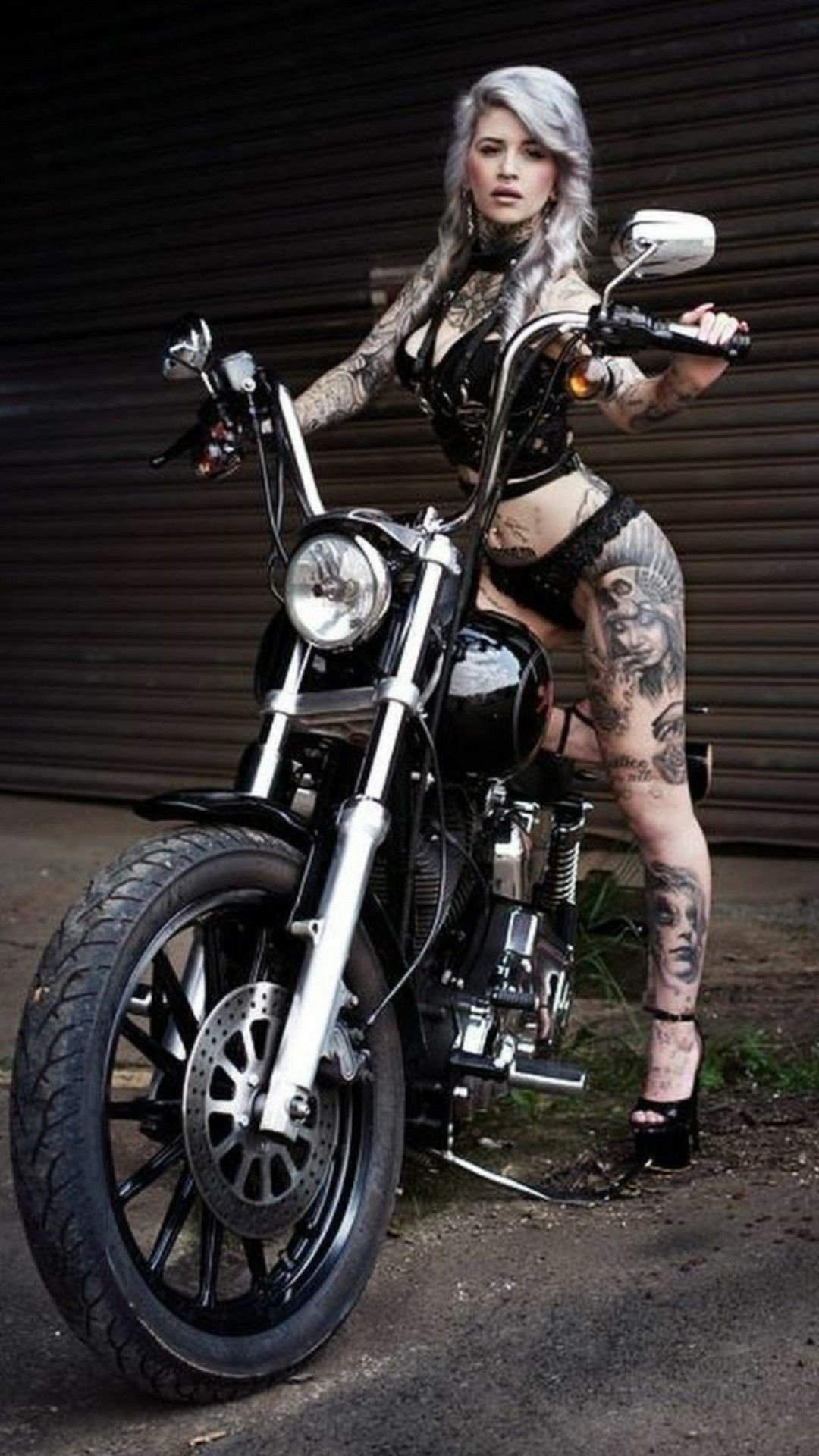 Beautiful girls and bikes in Huh Hoto