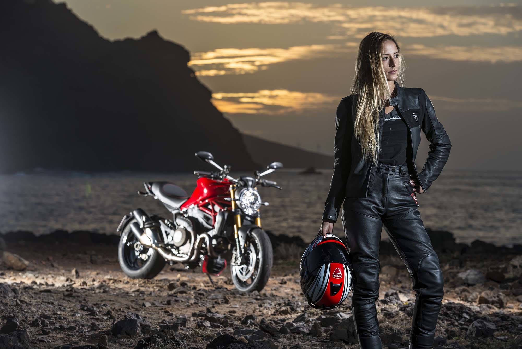 Beautiful girls and motorcycles in Huh Hoto