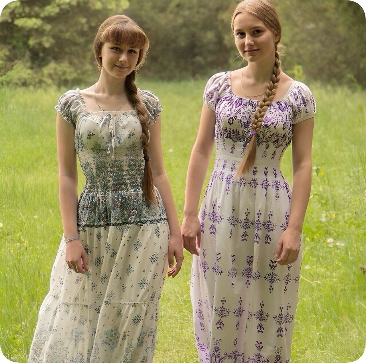 Slavic girls underwear in Huh Hoto