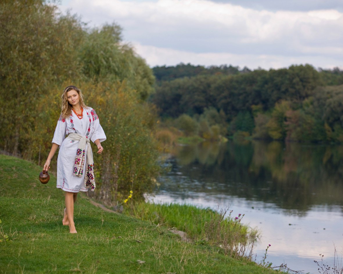 Nude girl Slavic women in Huh Hoto